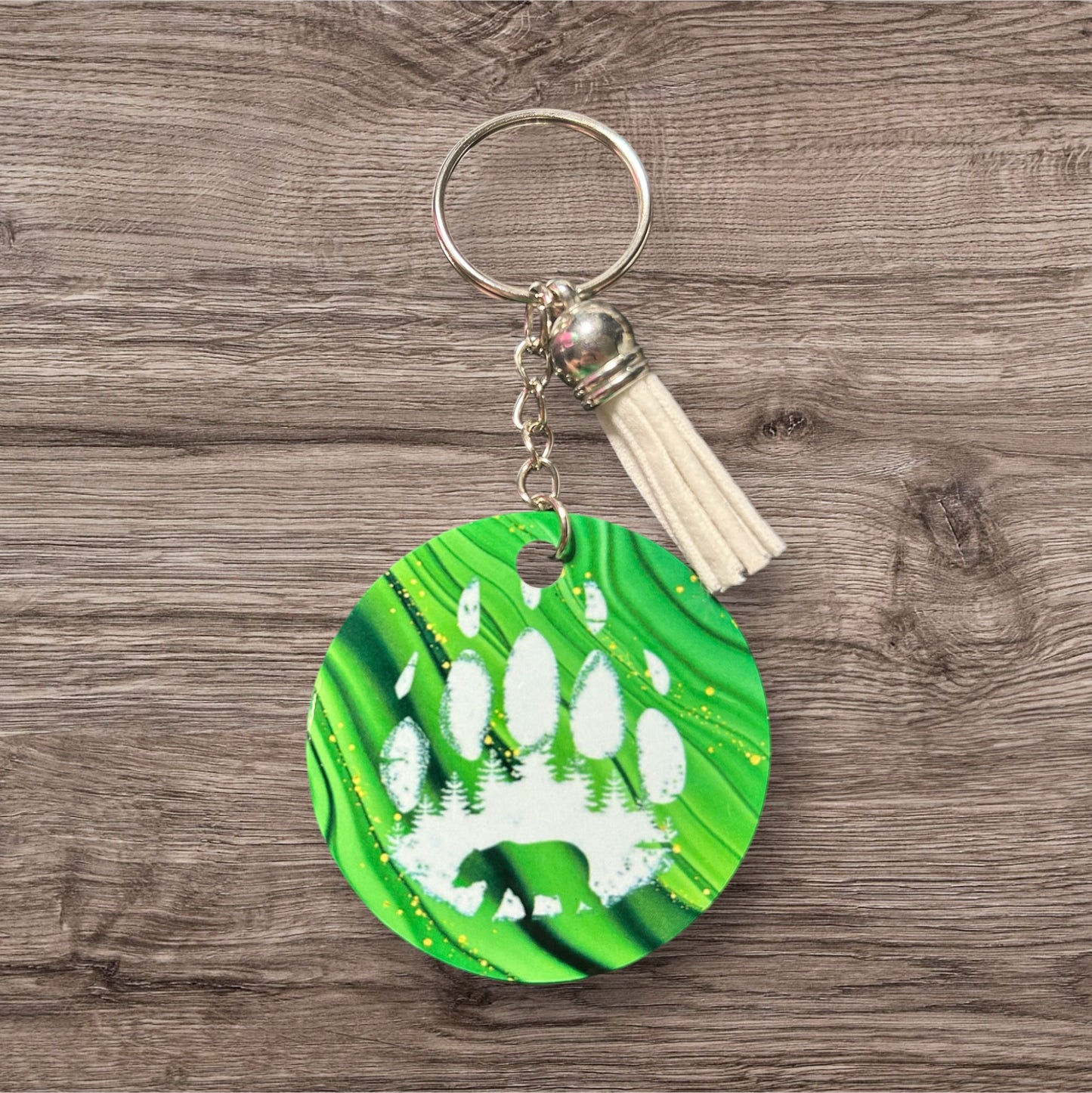 Bear Paw Keychain