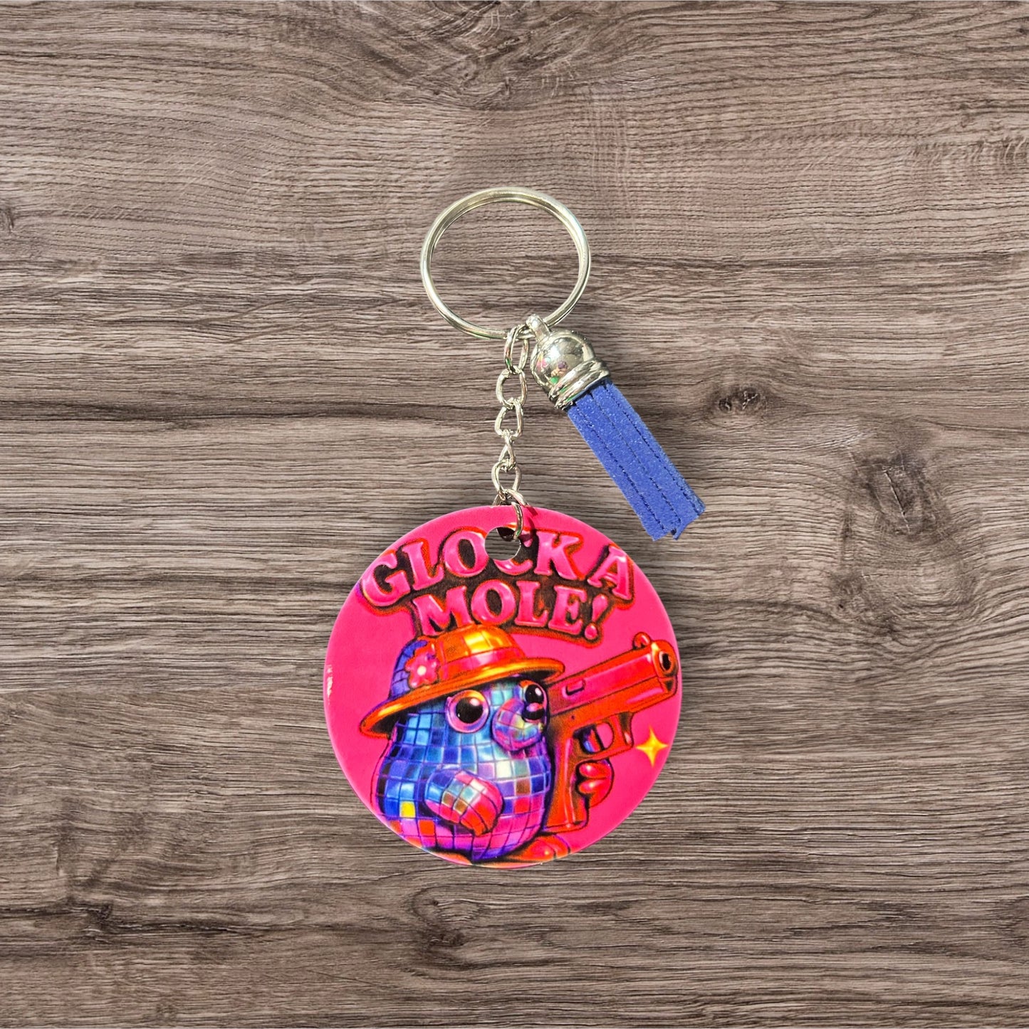 Glock A Mole Keychain