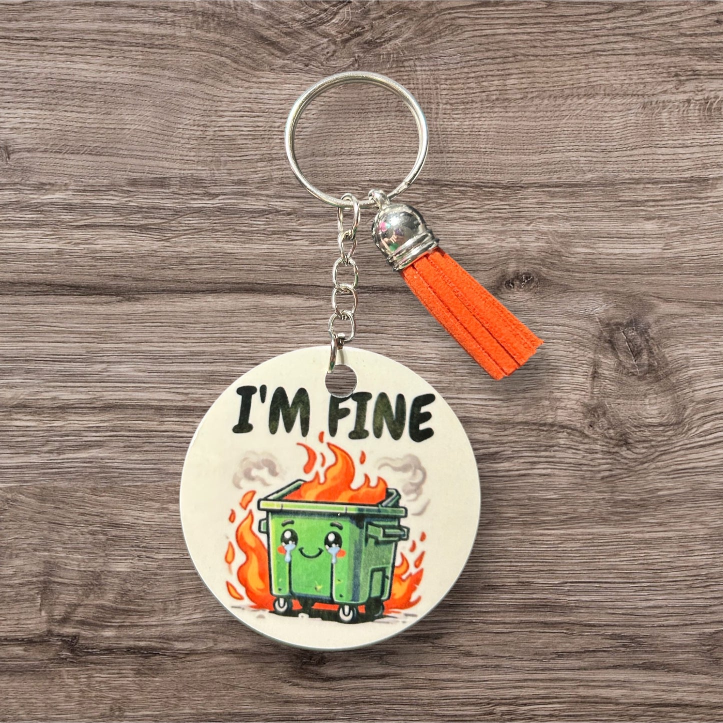 I’m Fine Keychain