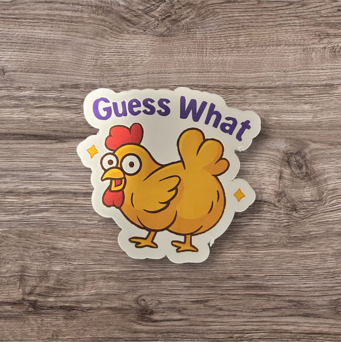 Chicken Butt Sticker